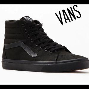 Vans Canvas Sk-8 Black High Top